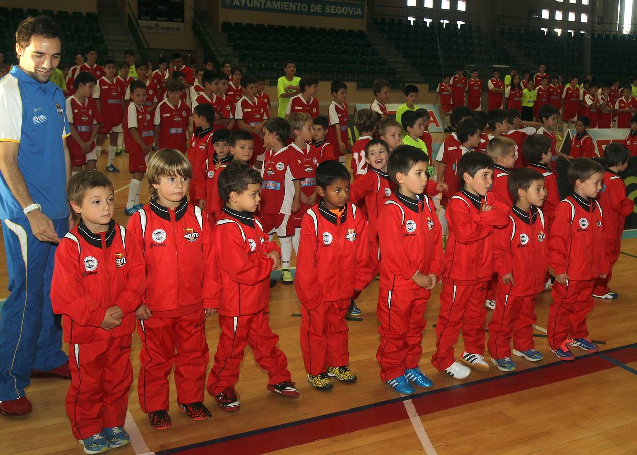 Presentación de la cantera del Segovia Futsal