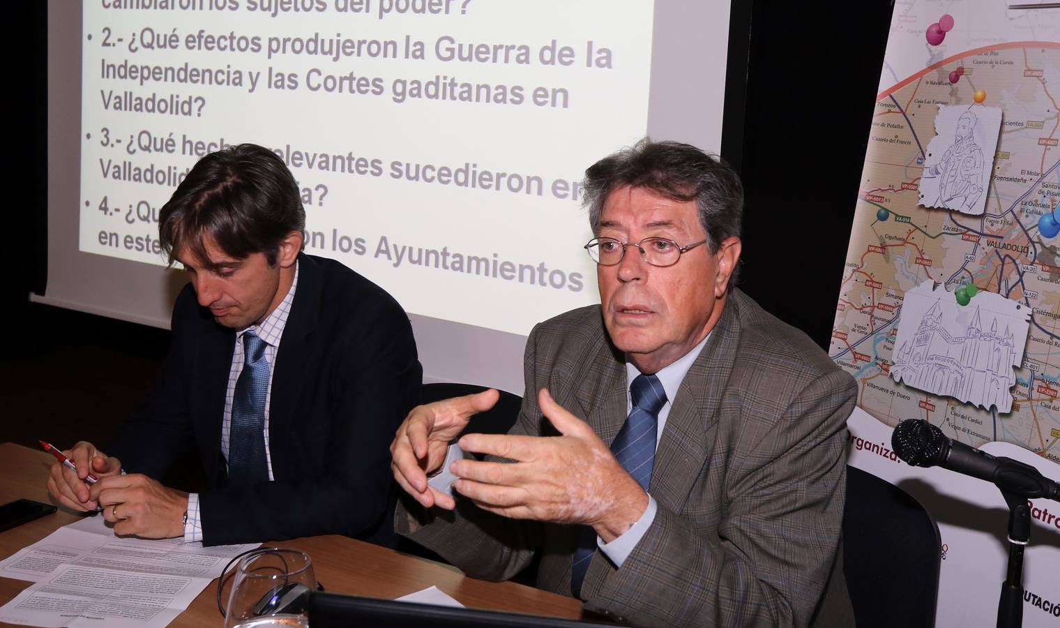 El catedrático Pedro Carasa en el ciclo &#039;La Historia de la Provincia de Valladolid&#039; celebrado en Cabezón de Pisuerga