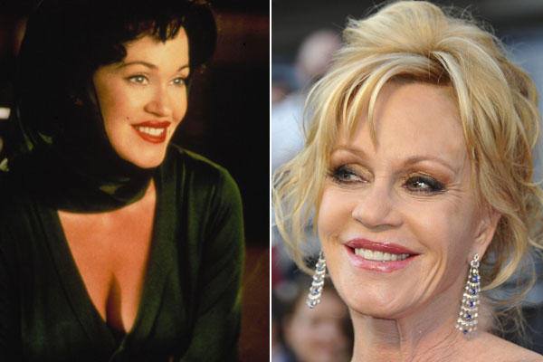 Melanie Griffith. Poco queda en su rostro de la ingenuidad de su juventud. 56 años, tres matrimonios (en realidad cuatro, porque con Don Johnson se casó dos veces), tres hijos y una larga cuenta en la clínica de estética.