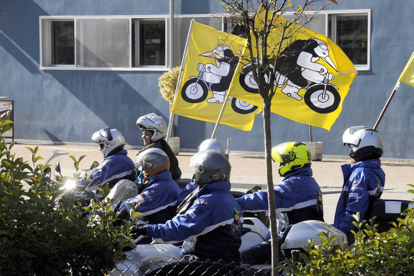 Protesta en apoyo a Pingüinos en Valladolid