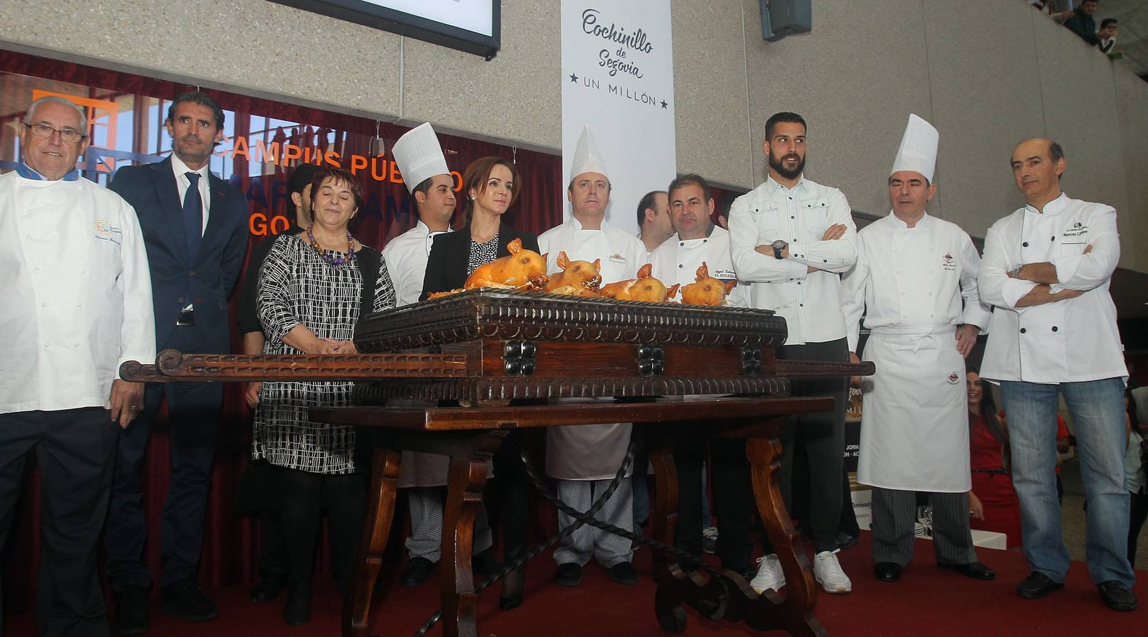 Acto de celebración del &#039;Cochinillo Un Millón&#039; en Segovia