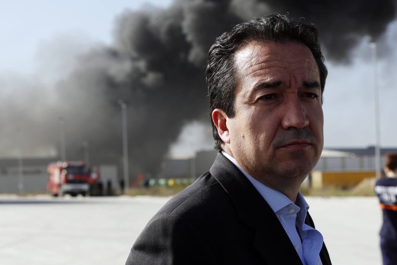 Incendio en la fábrica Composites Avanzados de Arévalo (Ávila)