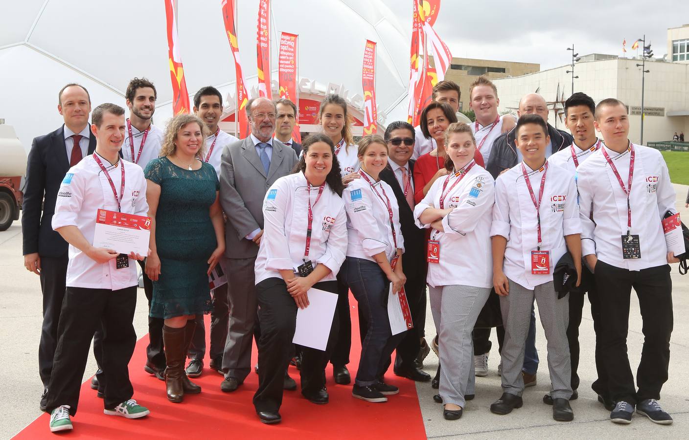 Presentación del VI Concurso Internacional de Escuelas de Cocina del mundo en la Cúpula del Milenio de Valladolid