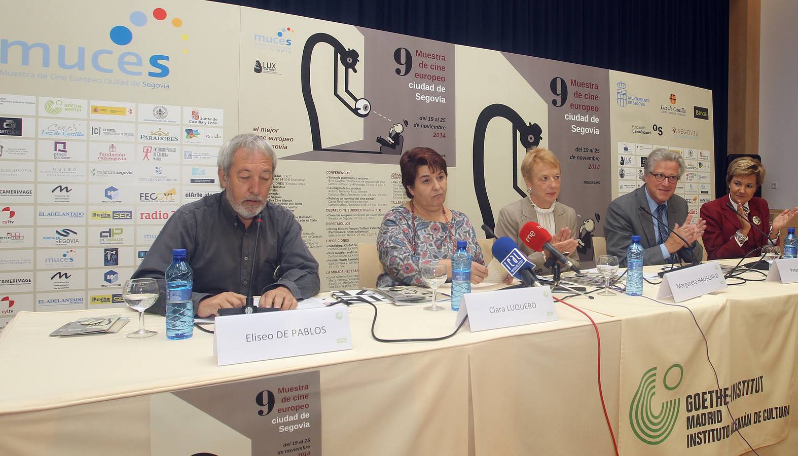 Presentación de la novena edición de la Muestra de Cine Europeo de Segovia (Muces)