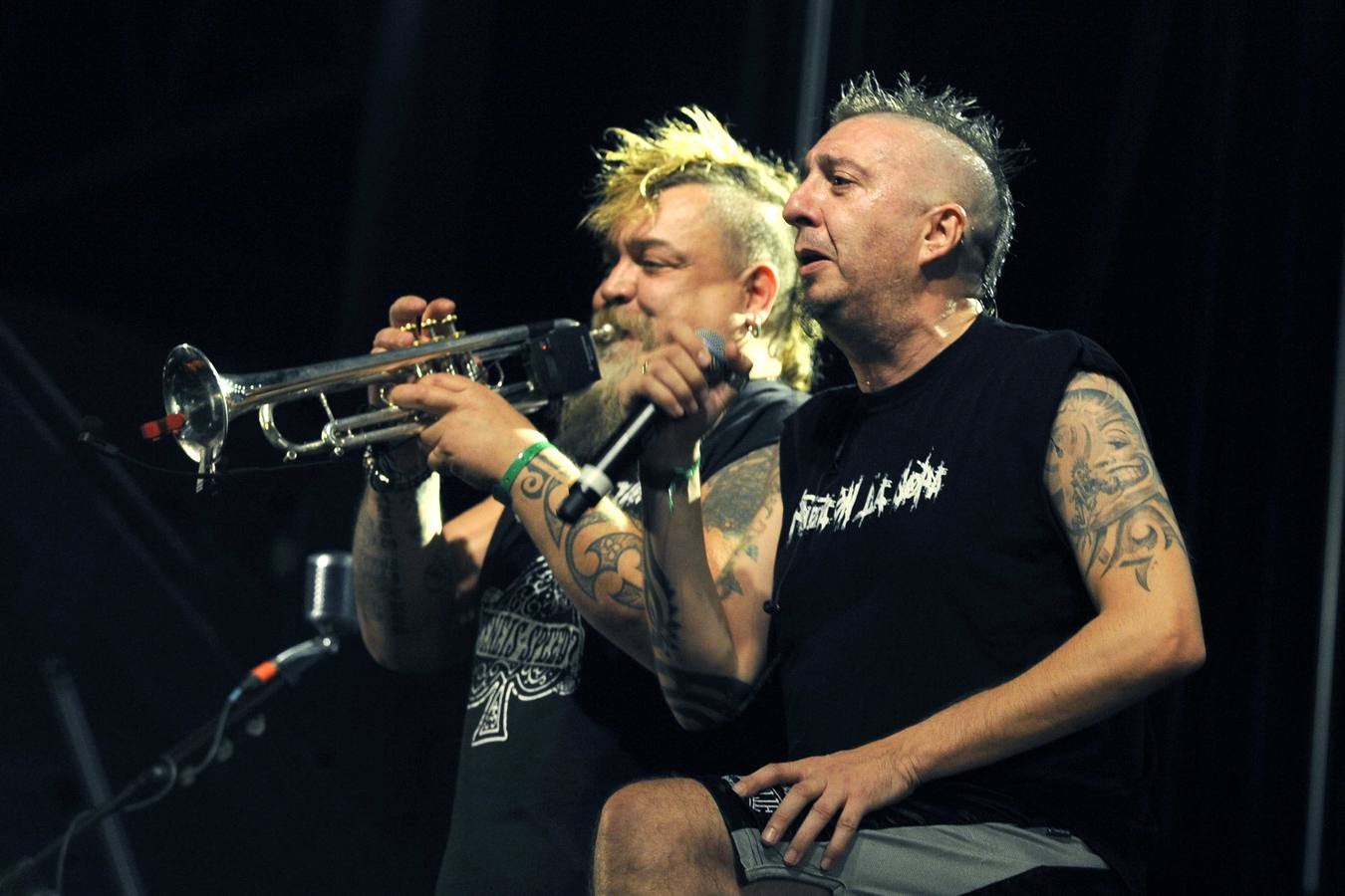 Concierto de Ska-p en el Festival Solidario de Aspaym en la Feria de Muestras de Valladolid