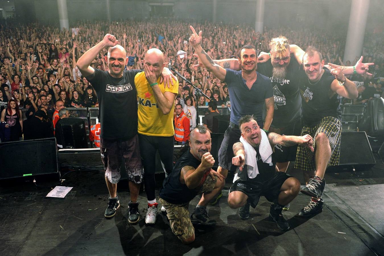 Concierto de Ska-p en el Festival Solidario de Aspaym en la Feria de Muestras de Valladolid