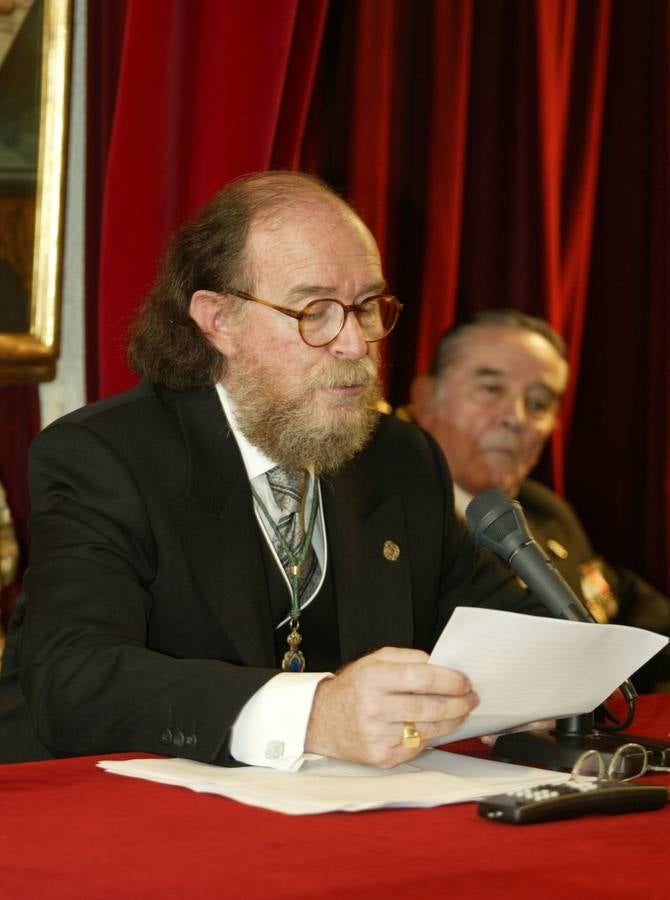 26.10.2006 Durante la inauguración del curso académico 2006-2007 de la Real Academia de Bellas Artes de la Purísima Concepción de Valladolid.