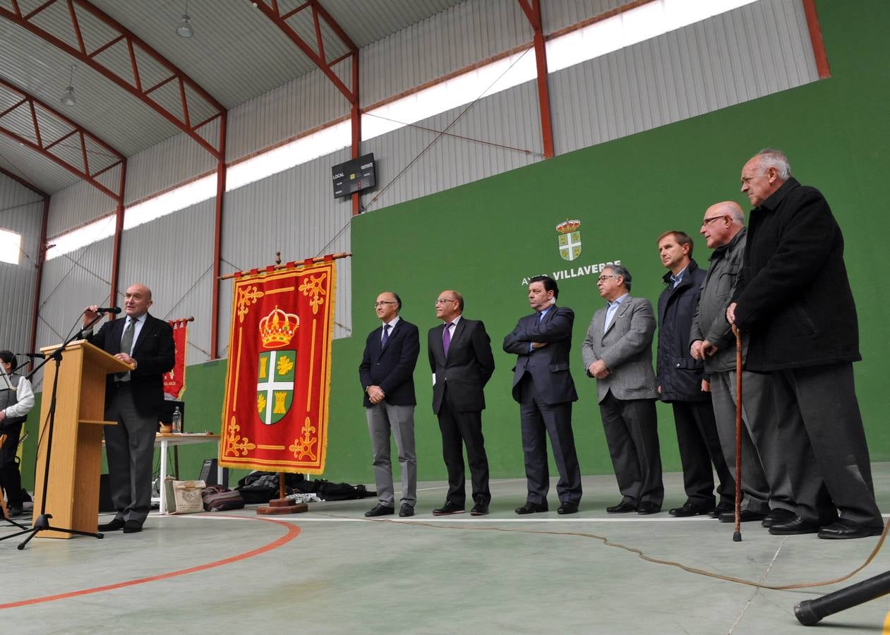 Inauguración del polideportivo multifuncional en Villaverde de Medina. Valladolid