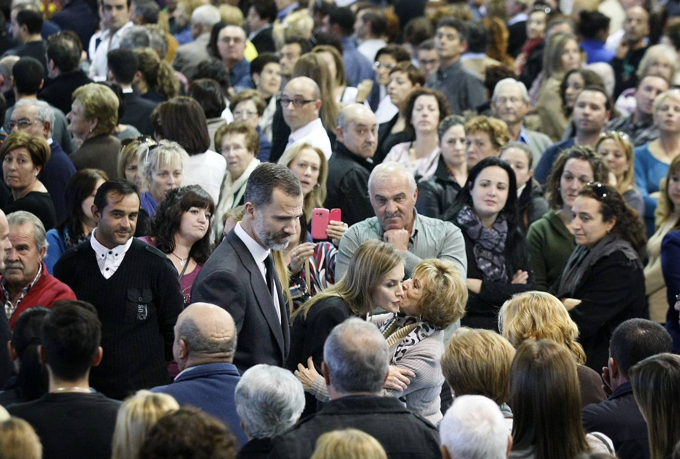 Los Reyes presiden el funeral en Bullas por las víctimas del accidente de autobús