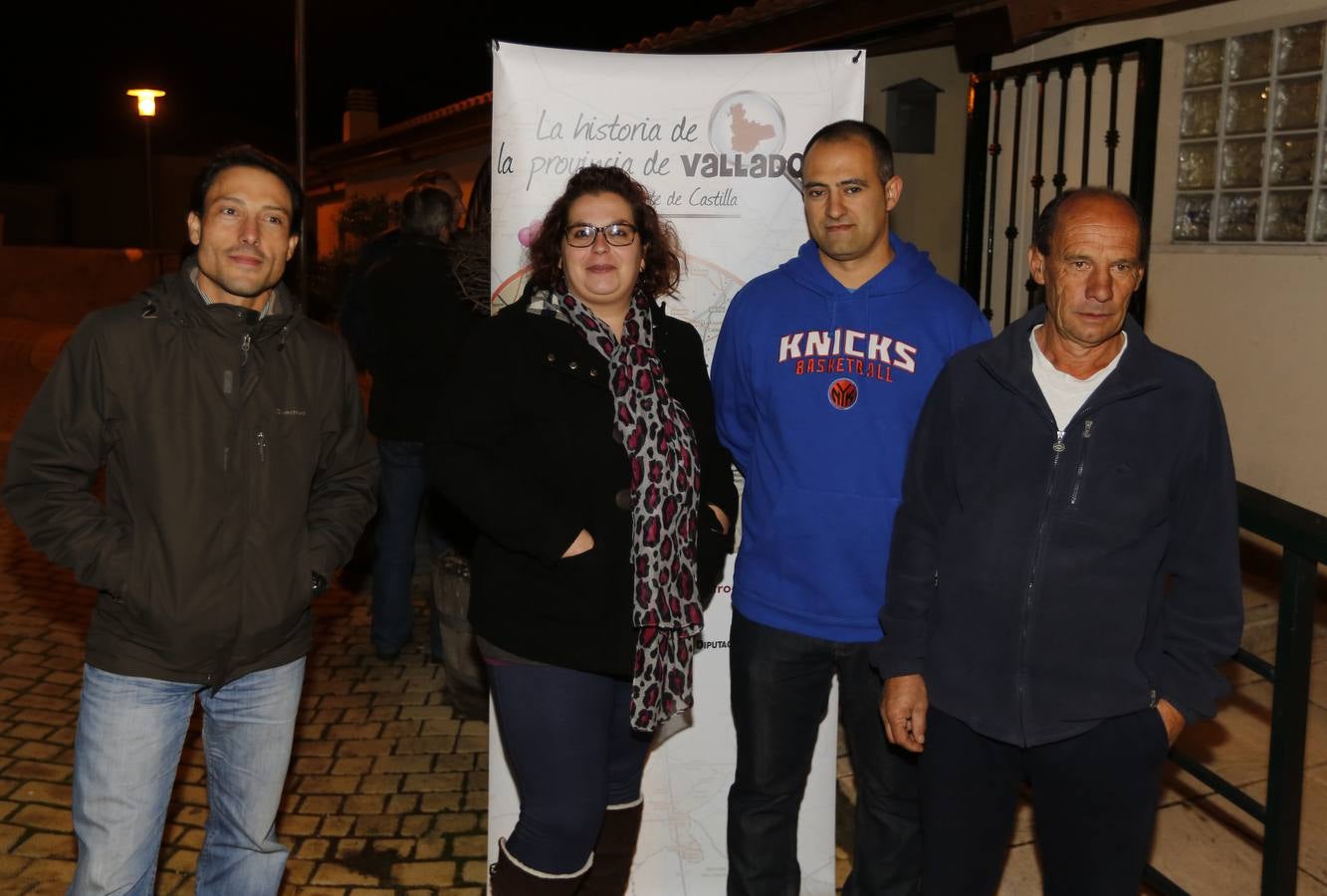 Roberto Antón, Sara Dorado, José Antonio Encinas y Manuel Curiel, vecinos de Olivares.