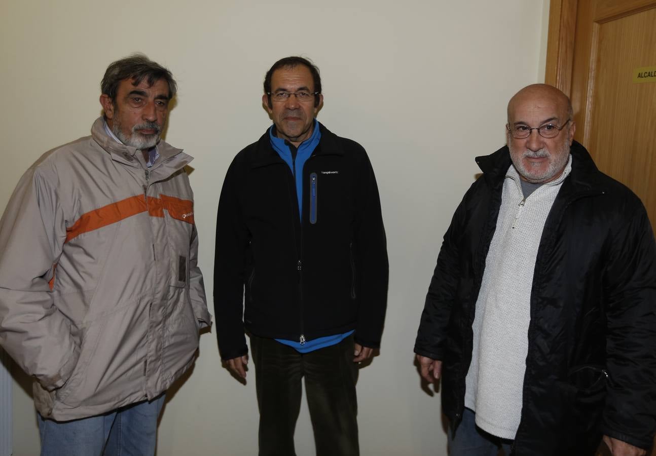 Jesús Tejero, Jesús Hernando y Jesús Solís (Asociación Torre del Agua de Peñafiel).