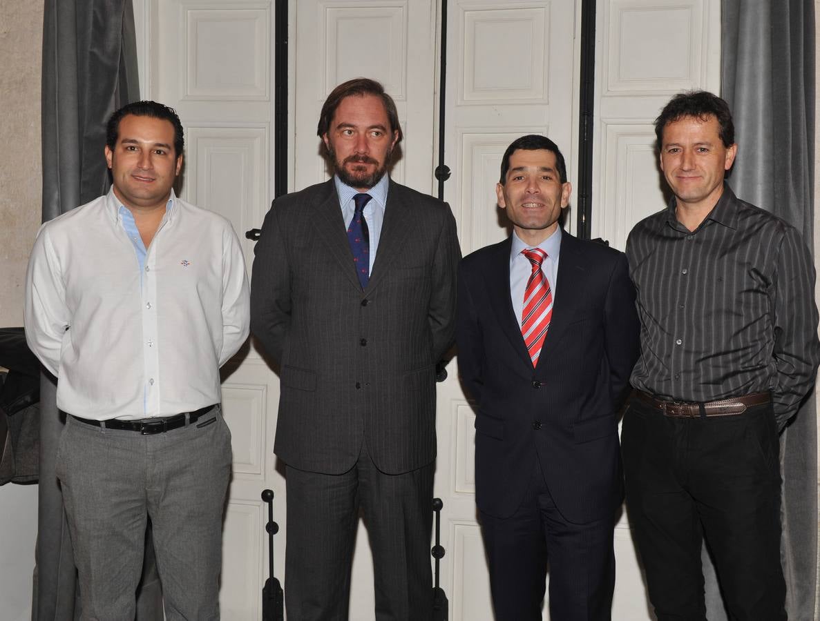Pablo Redondo, David de la Calle, Francisco Hevia y Pedro Martín, de Calidad Pascual.