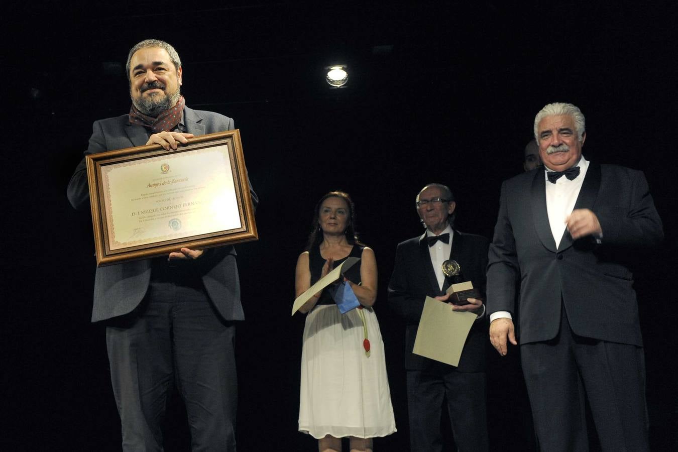 Entrega de los premios Lira de Oro, de la Agrupación Musical Amigos de la Zarzuela