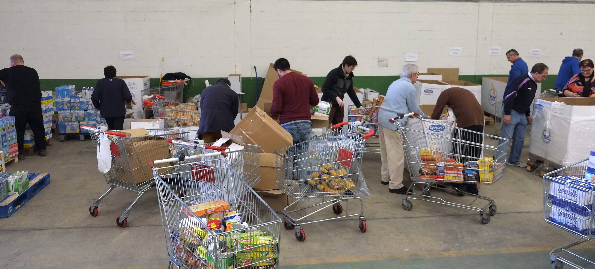 El Banco de Alimentos de Valladolid prepara el reparto de los 225.000 kilos recogidos en la macroperación kilo