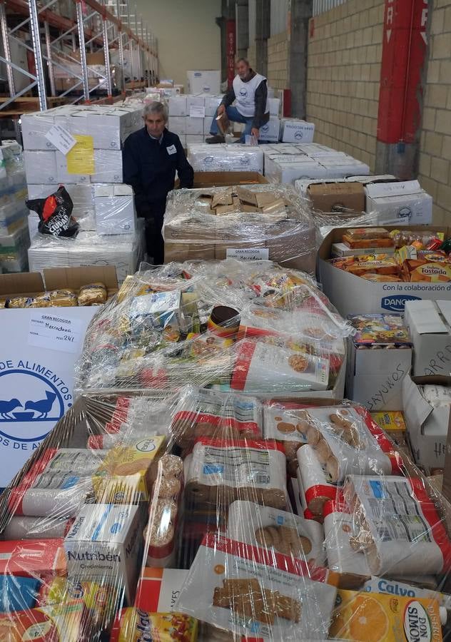 El Banco de Alimentos de Valladolid prepara el reparto de los 225.000 kilos recogidos en la macroperación kilo