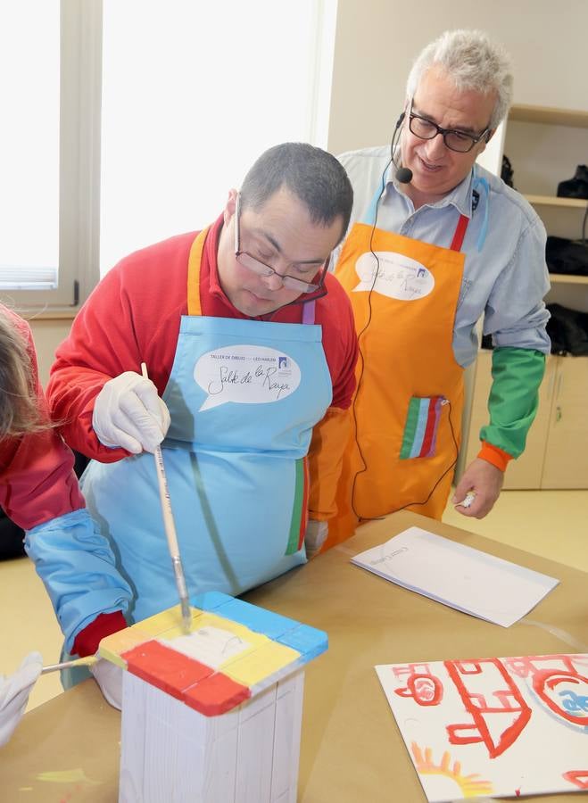 La Fundación Personas celebra un taller de dibujo con Leo Harlem