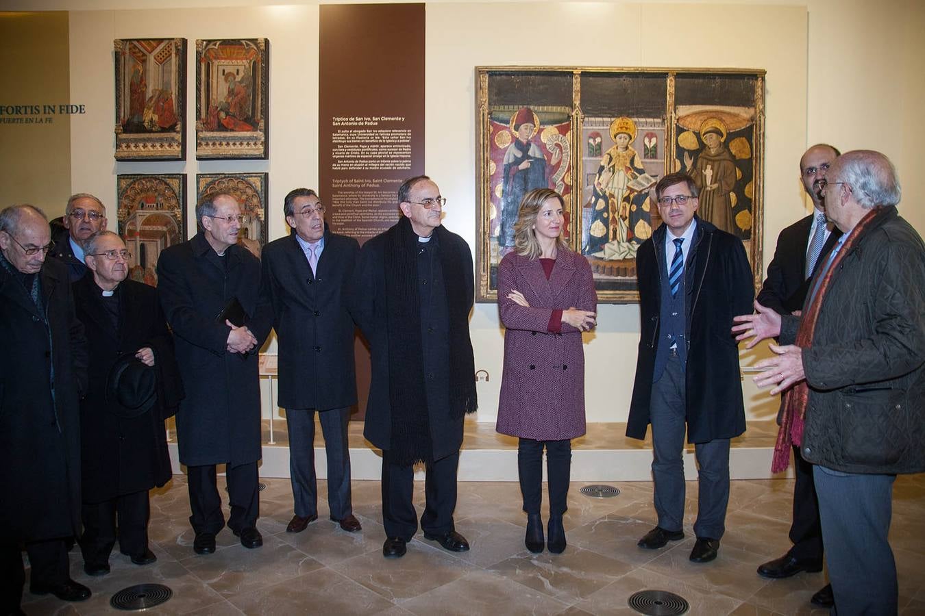 La consejera de Cultura y Turismo, Alicia García presenta la restauración de las salas capitulares de la Catedral de Salamanca