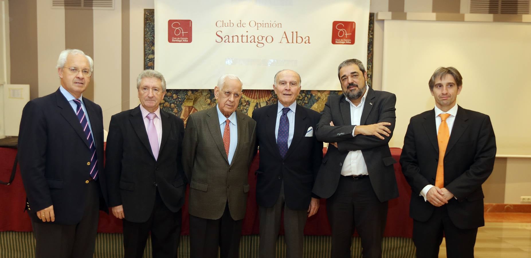 Celso Almuiña y Enrique Berzal en el Club de Opinión Santiago Alba