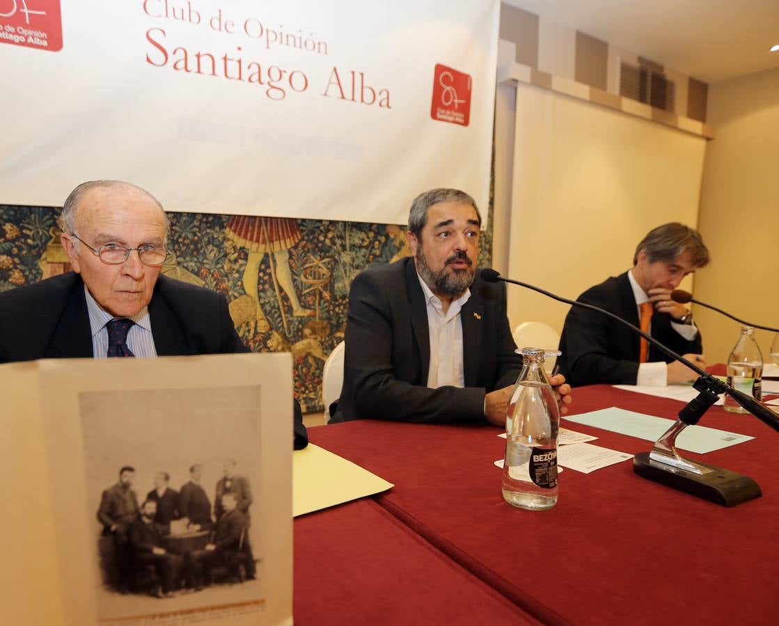 Celso Almuiña y Enrique Berzal en el Club de Opinión Santiago Alba