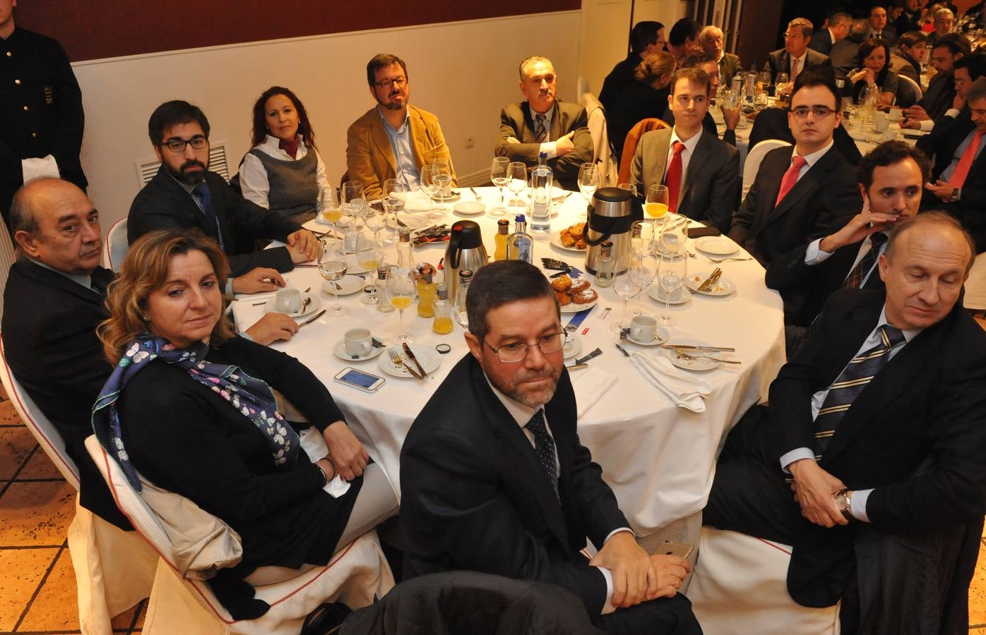 Carlos Magdaleno (Ambuibérica), Ana Espinel (Audiotec), Alejandro de Pedro y Rubén de Pedro (Ascensores Zener), María Sanzo y Javier Rodríguez (Rodríguez Sanzo), Marcos Pérez (Cárnicas Mahejo), José Antonio García (Divisa Red), Samuel Alonso (Gadea), Rafael Simón (Asistencia Integral) y José María Cuesta (Universidad de Burgos).