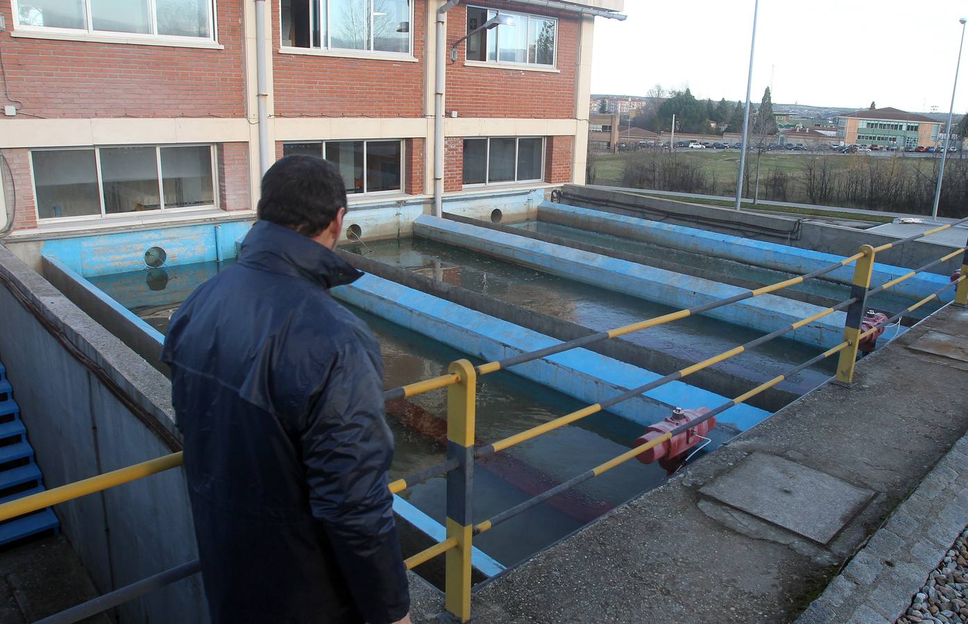Instalaciones de la potabilizadora de la carretera de La Granja (Segovia)