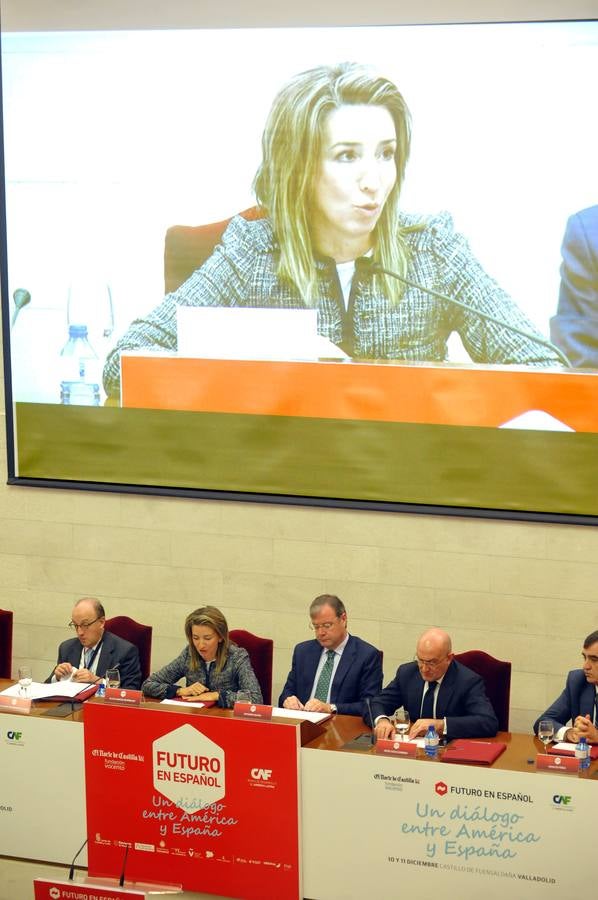 Acto inaugural de las jornadas &#039;Futuro en Español&#039; en el castillo de Fuensaldaña