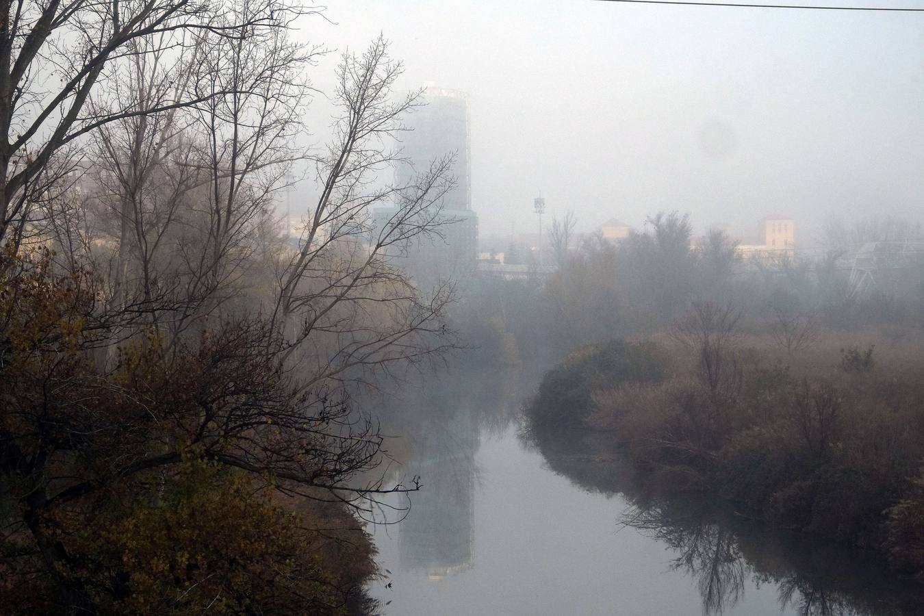 Niebla en Valladolid