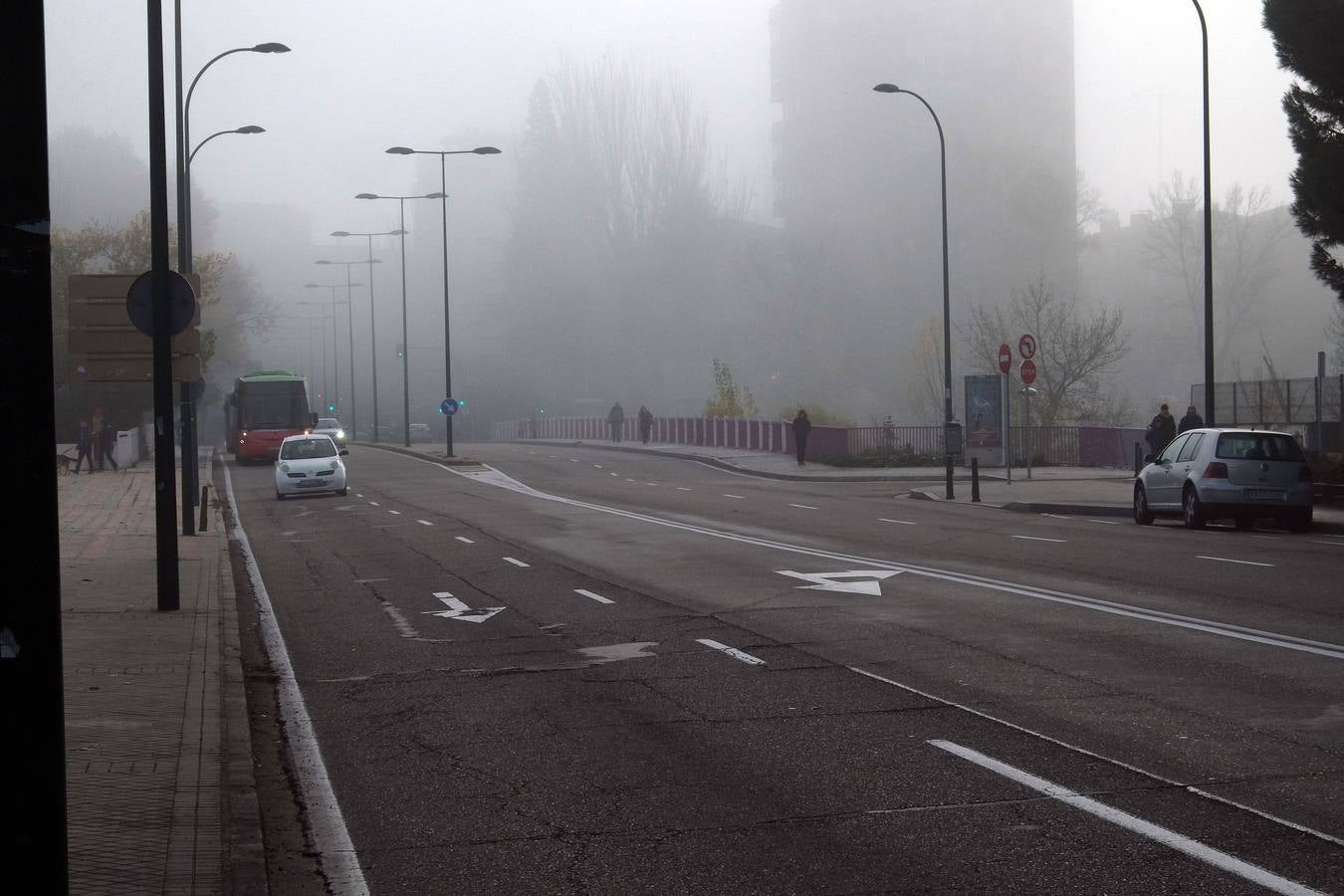 Niebla en Valladolid