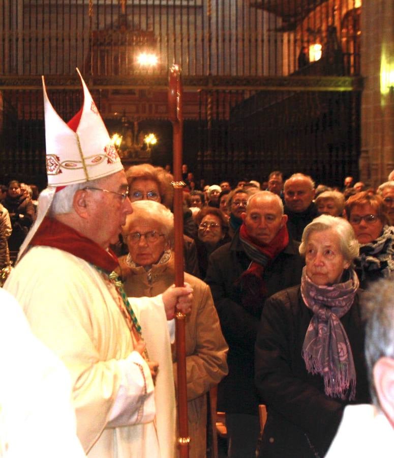 Misa de despedida del obispo emérito de Segovia en la Catedral