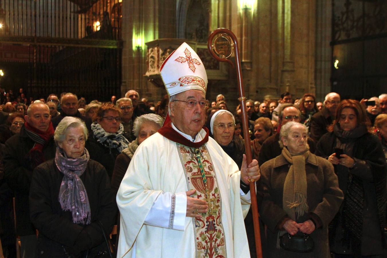 Misa de despedida del obispo emérito de Segovia en la Catedral