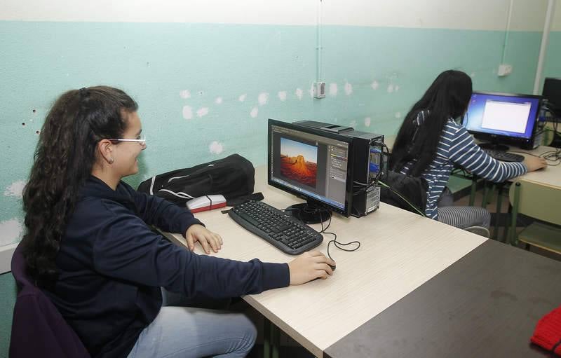 Talleres en el instituto Trinidad Arroyo de Palencia