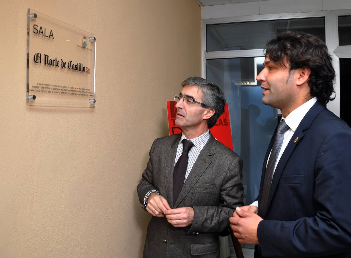 Inauguración de la Sala Cultural &#039;El Norte de Castilla&#039; en Tordesillas (Valladolid)