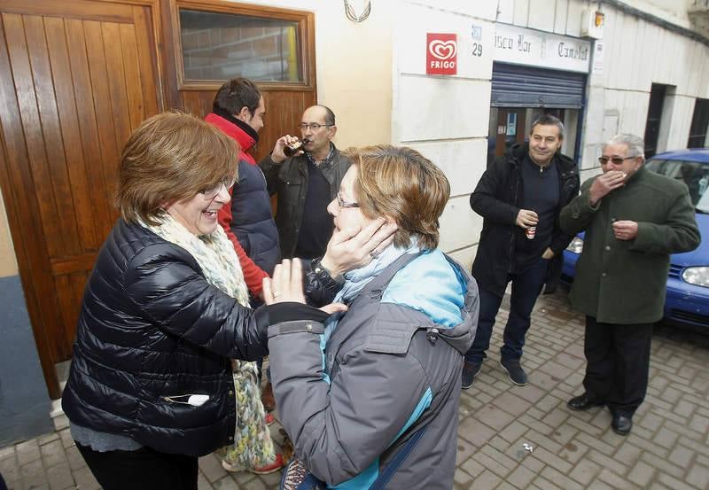 Premiados de Dueñas con el primer premio de la Lotería