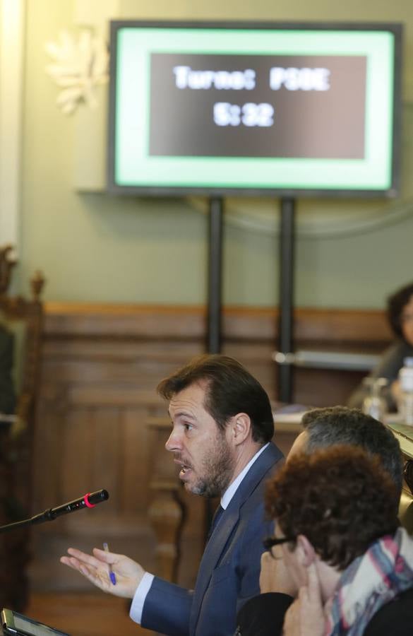 Pleno en el Ayuntamiento de Valladolid