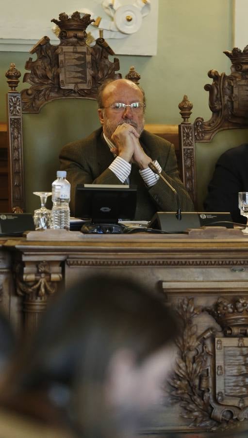 Pleno en el Ayuntamiento de Valladolid