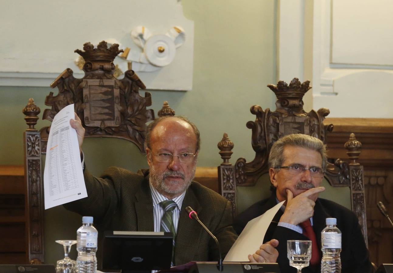 Pleno en el Ayuntamiento de Valladolid