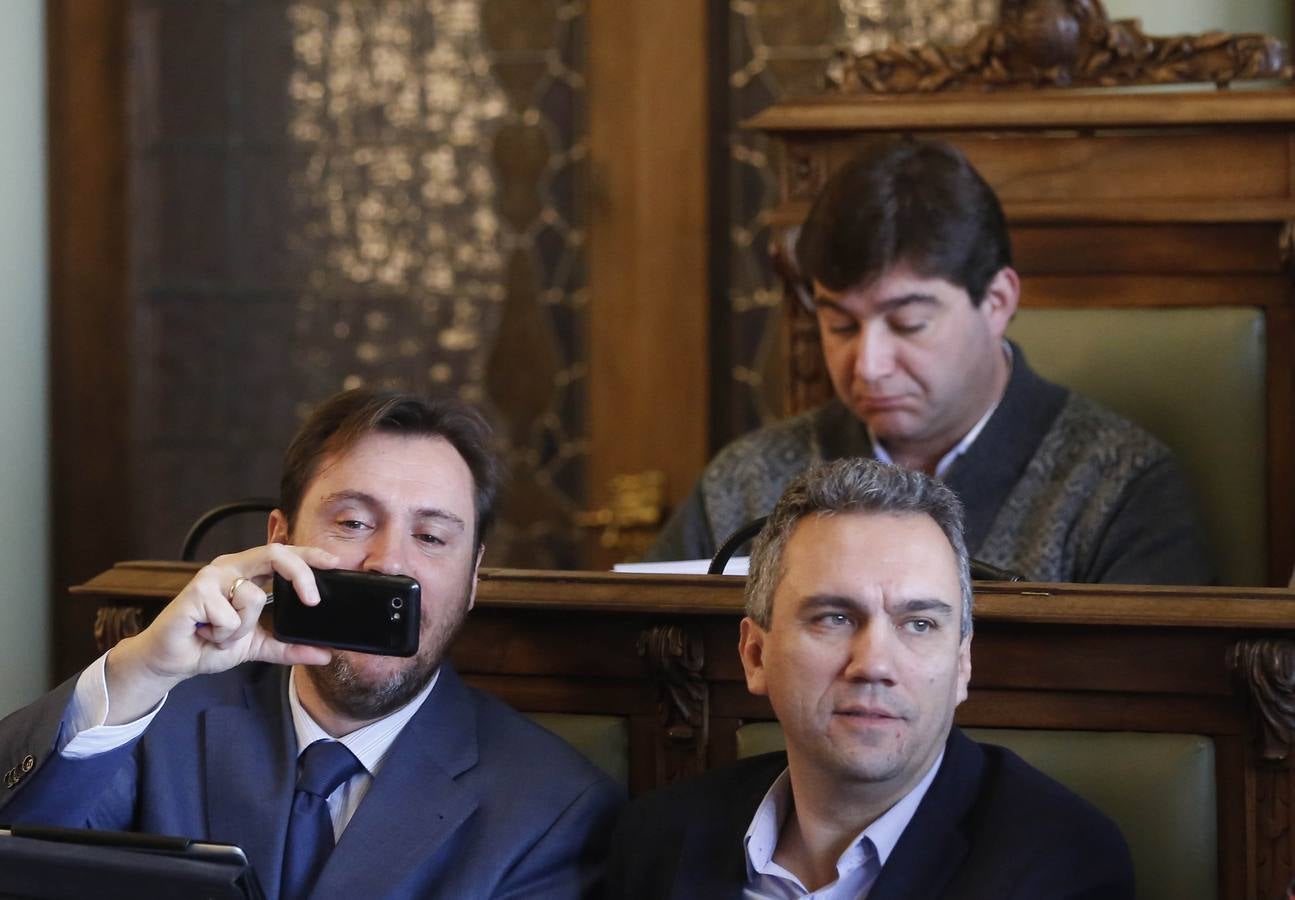 Pleno en el Ayuntamiento de Valladolid