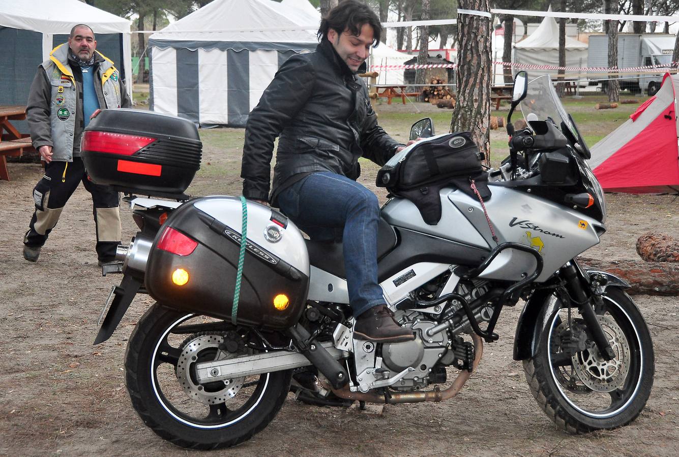 Preparativos para la concentración de motos de Motauros 2015