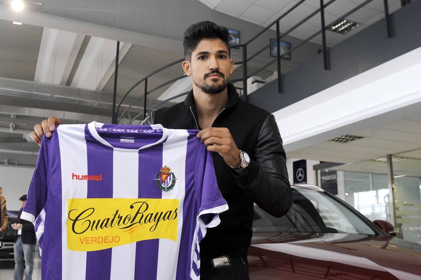 Presentación de Túlio de Melo como nuevo jugador del Real Valladolid