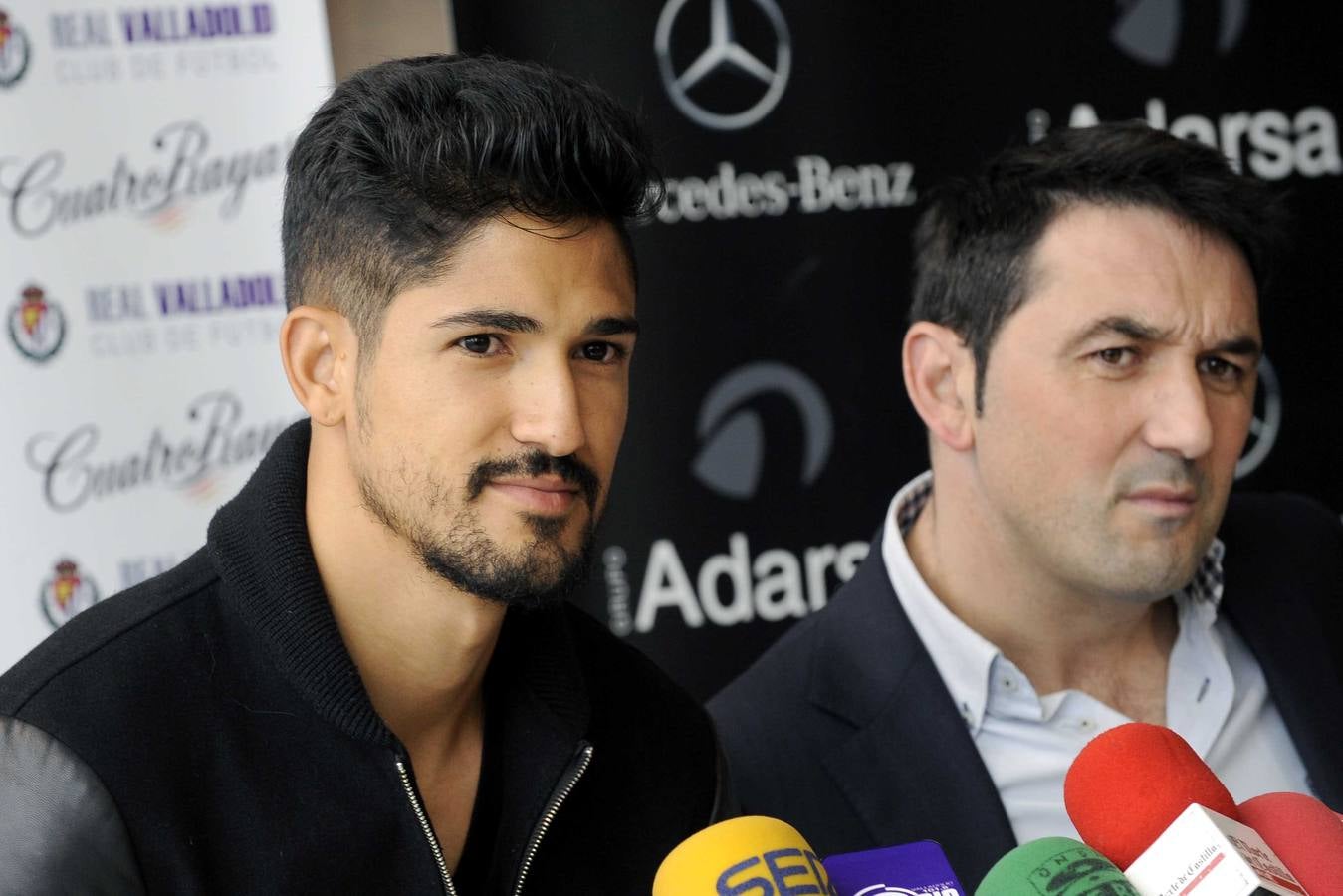 Presentación de Túlio de Melo como nuevo jugador del Real Valladolid