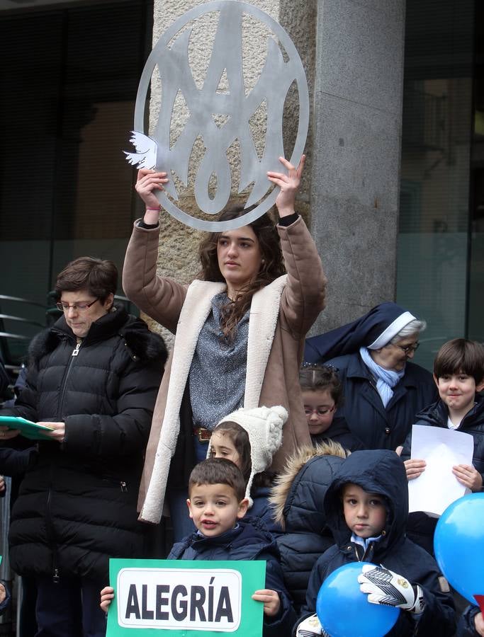 Los colegios segovianos celebran el Día de la Paz