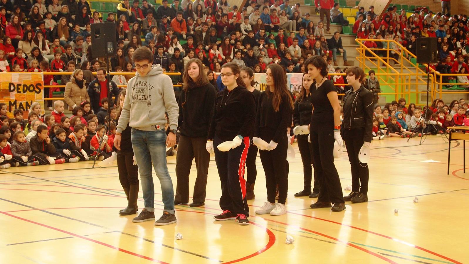 Acto en el colegio de San Agustín.