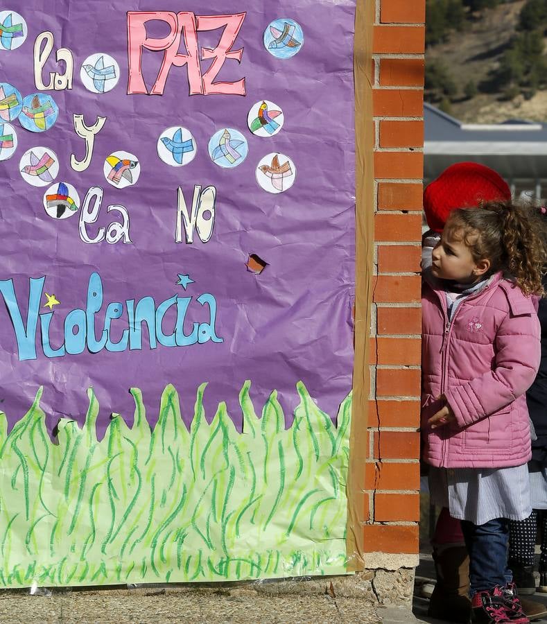 Día de la Paz en el colegio Ignacio Martín Baró.