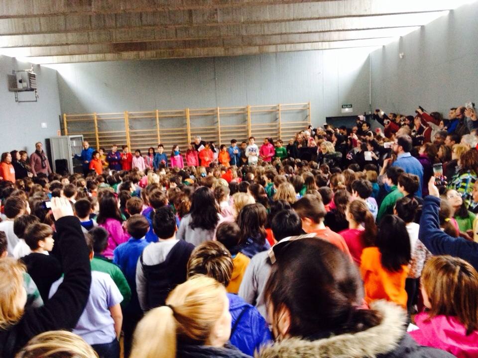 Celebración en el colegio El Peral.