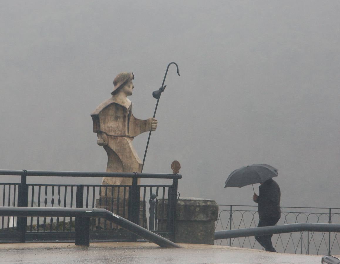 Temporal de viento y lluvia en El Bierzo