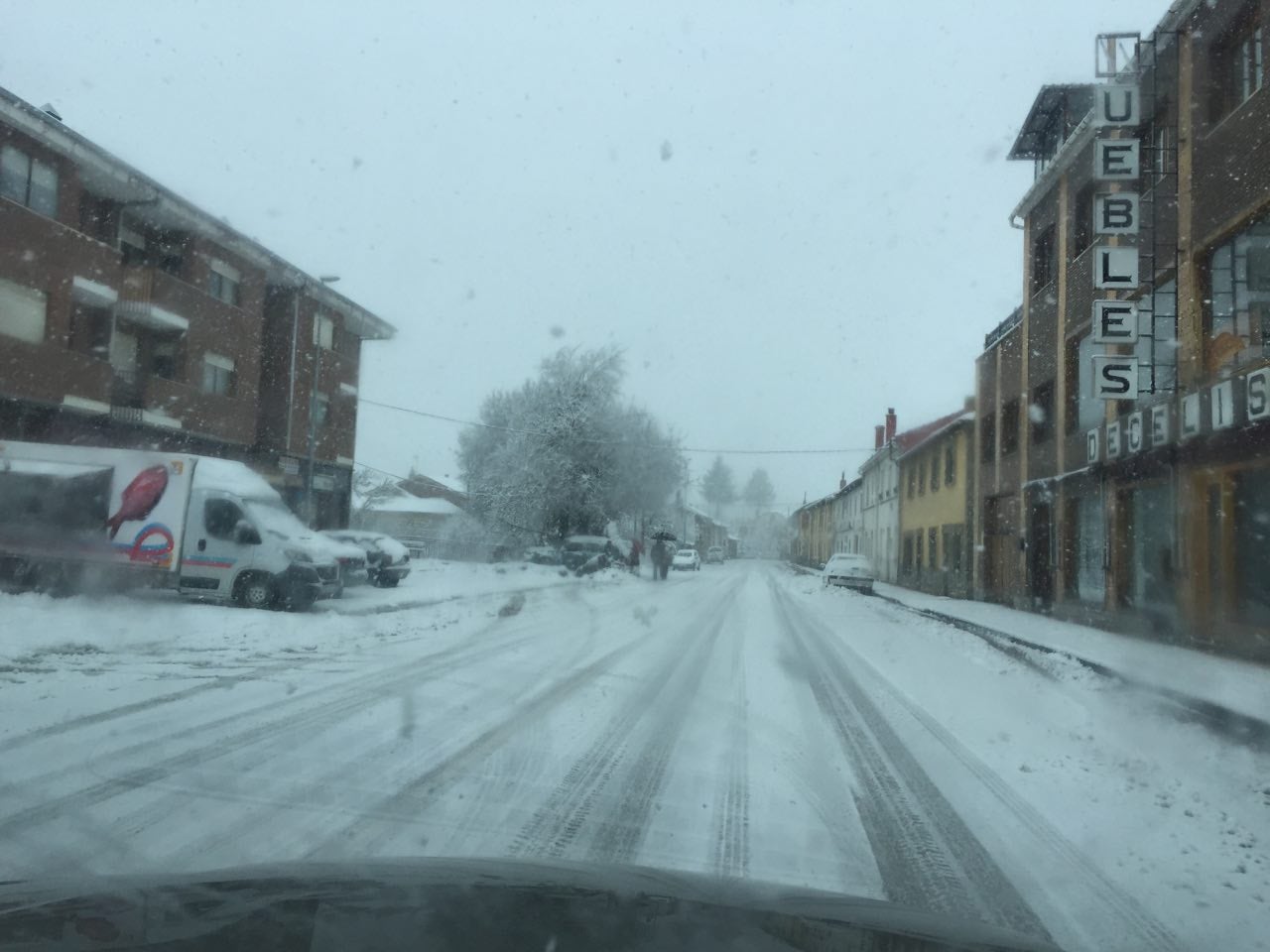 La nieve cubre la provincia de León