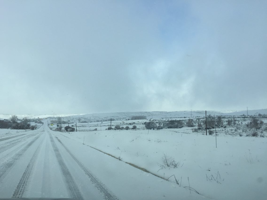La nieve cubre la provincia de León