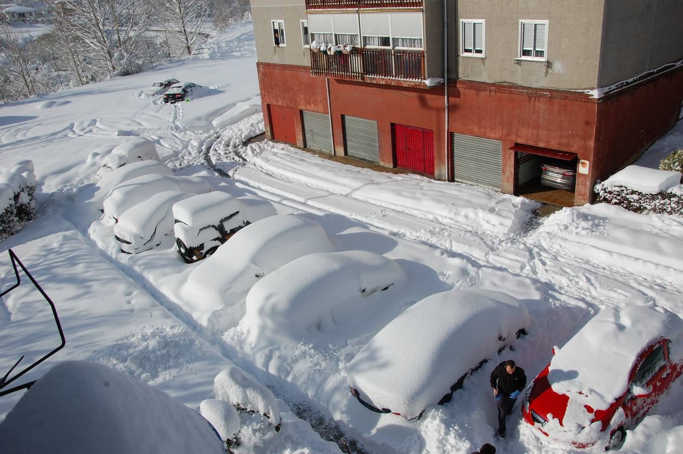 Nevada en Guardo (Palencia)