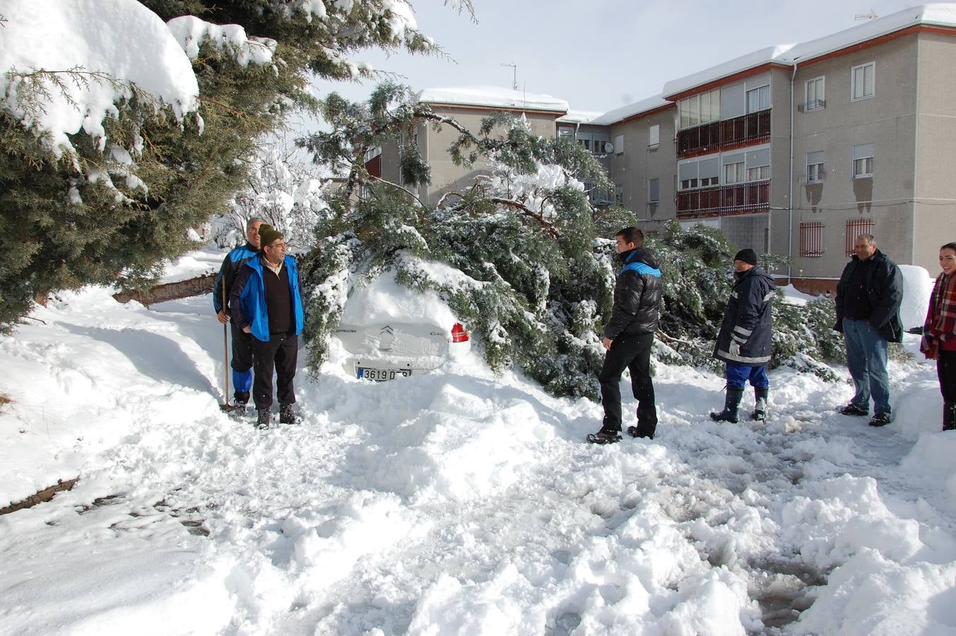 Nevada en Guardo (Palencia)