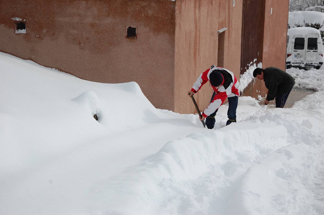 Nevada en Guardo (Palencia)